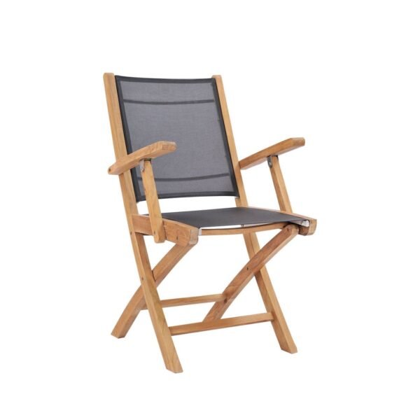 Teak Garden Folding Armchair