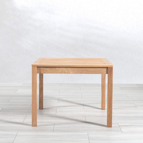 Square Teak Dining Table - Lupin - Image 2