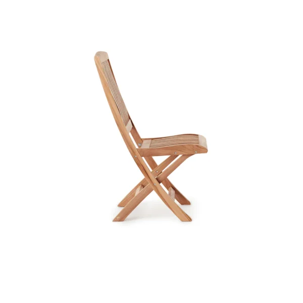 Outdoor Folding Side Chair – Ravello - Image 2