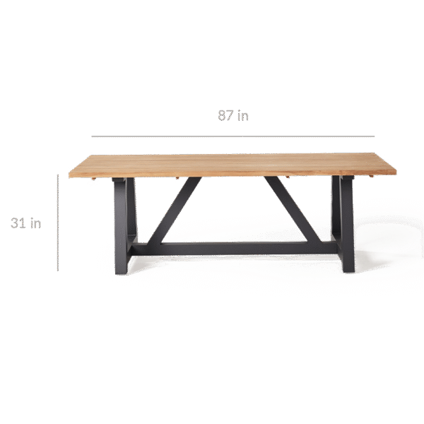 Teak Dining Table - Walter - Image 5