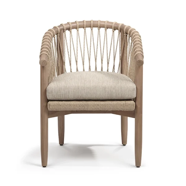 Teakwood Dining Chair - Sage - Image 3