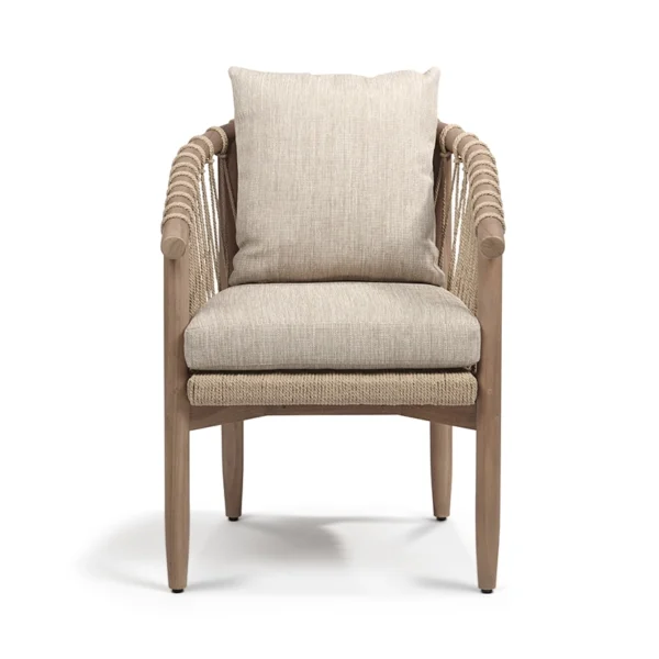 Teakwood Dining Chair - Sage - Image 2