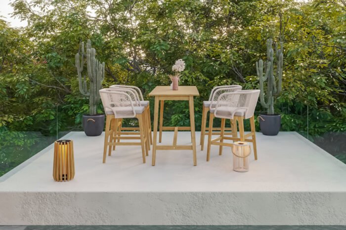 Outdoor Bar Chair - Palm - Image 3