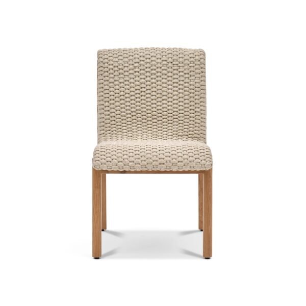 Teakwood Outdoor Side Chair - Kat - Image 2