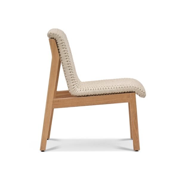 Teakwood Outdoor Side Chair - Kat - Image 3