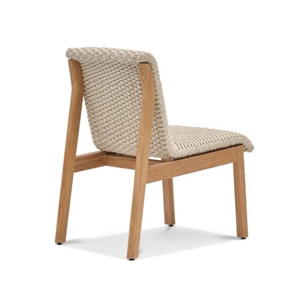 Teakwood Outdoor Side Chair - Kat - Image 4