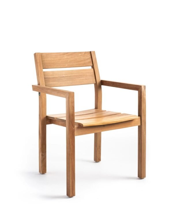 Teakwood Outdoor Chair - Moon - Image 2