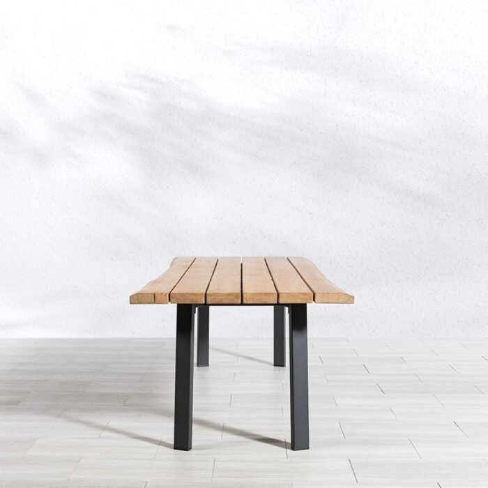 Teak Outdoor Dining Table - Recta - Image 3