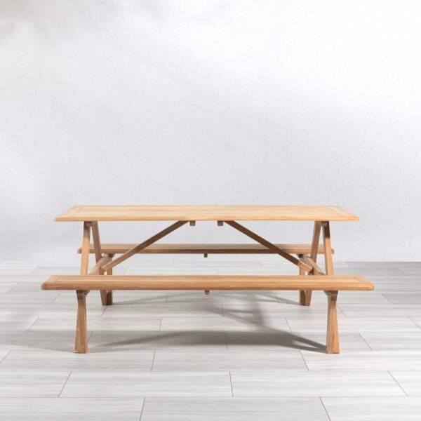 Teak Picnic Table - Reclips - Image 3