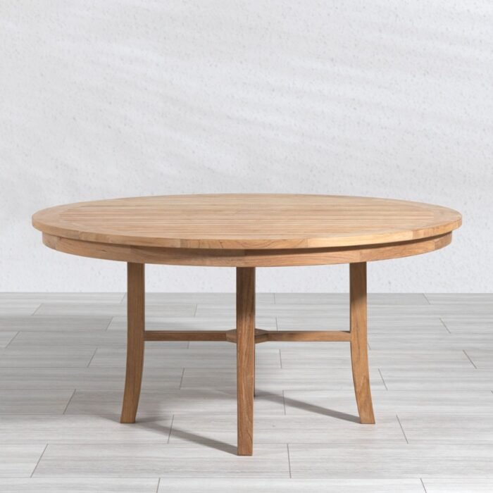 Round Teak Dining Table - Rec