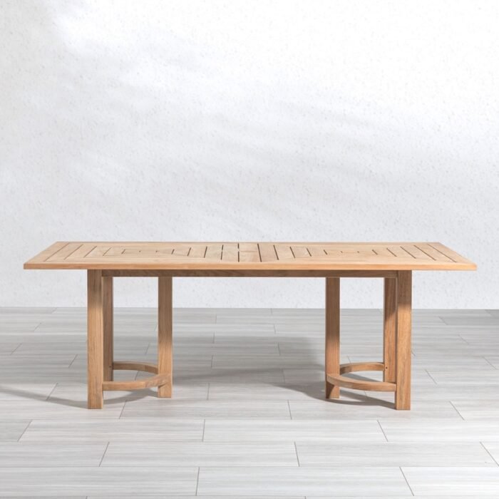 Rectangular Teak Dining Table - Exde - Image 2