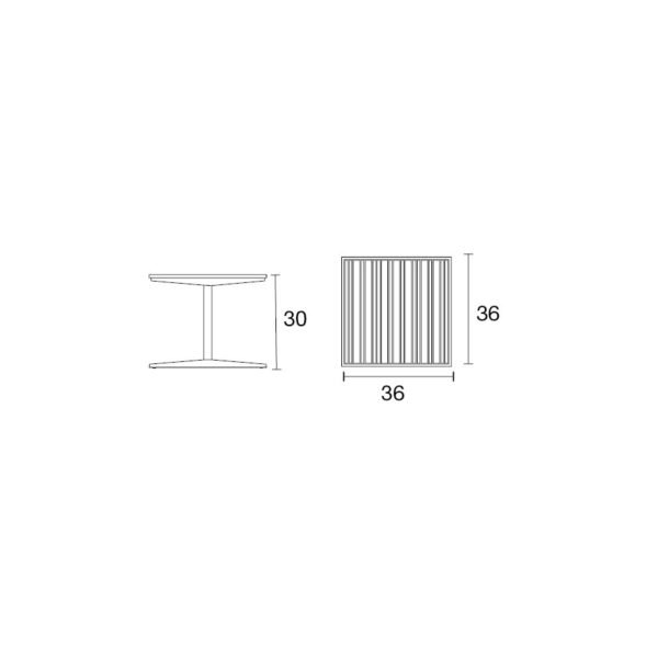 Teak + Steel Dining Table - Colo - Image 7