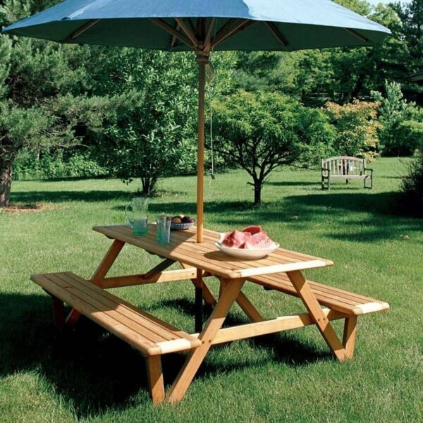 Teak Picnic Table - Reclips - Image 5
