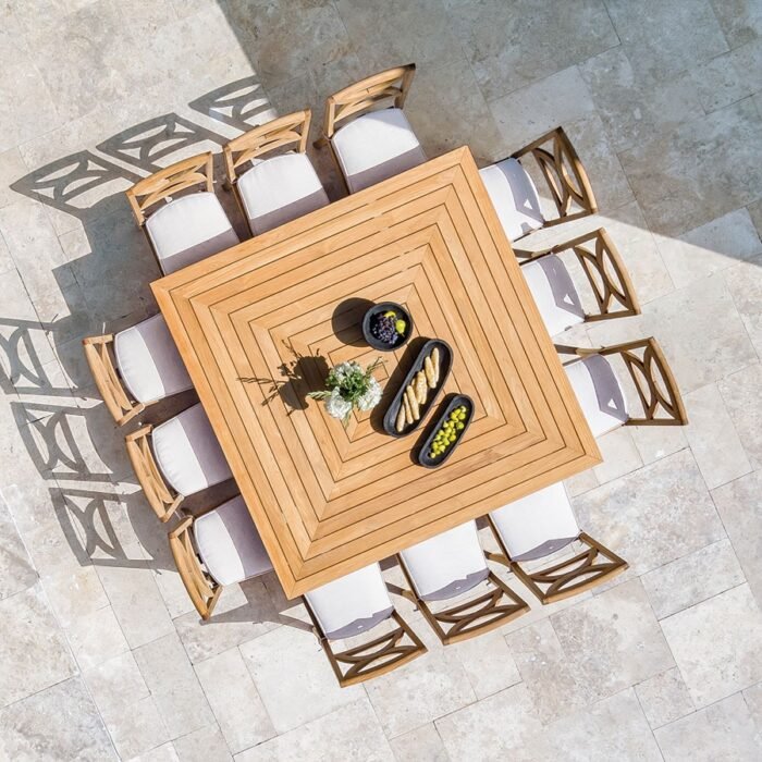 Square Teak Dining Table - Friday - Image 3
