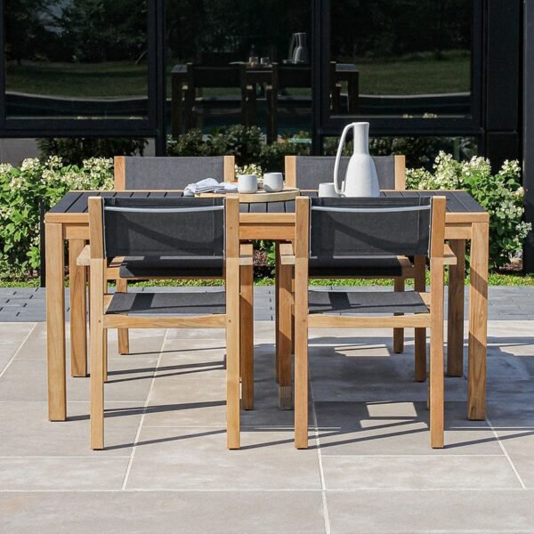 Teak + Aluminum Table - Portola - Image 5