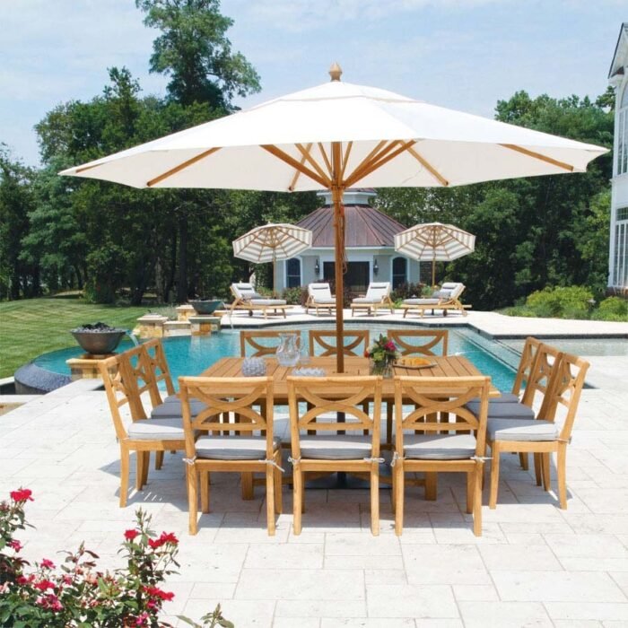 Square Teak Dining Table - Friday - Image 5