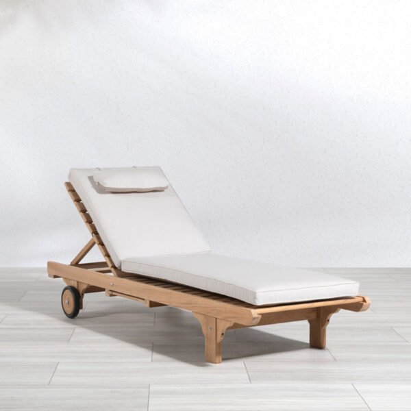 Teak Chaise - Moon
