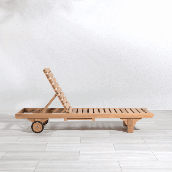 Teak Chaise - Moon - Image 2