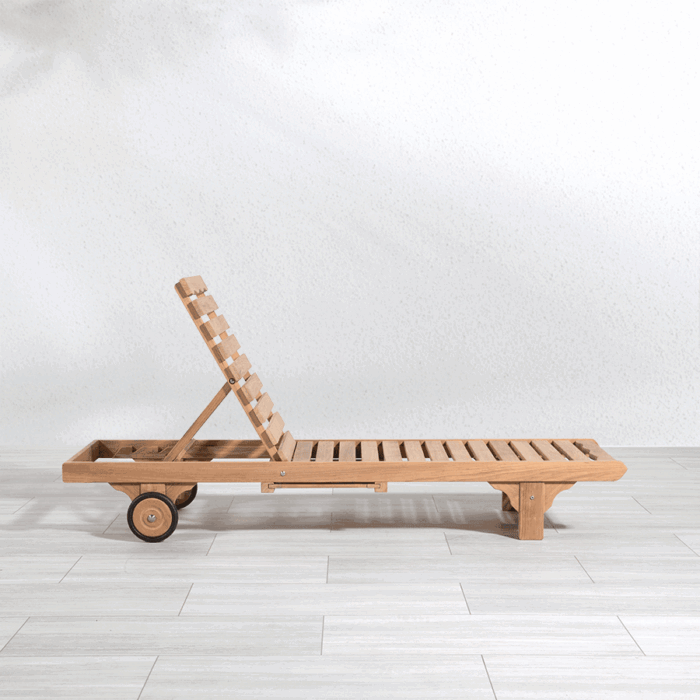 Teak Chaise - Moon - Image 2