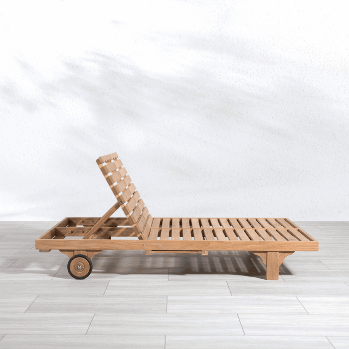 Teak Double Chaise - Walt - Image 3