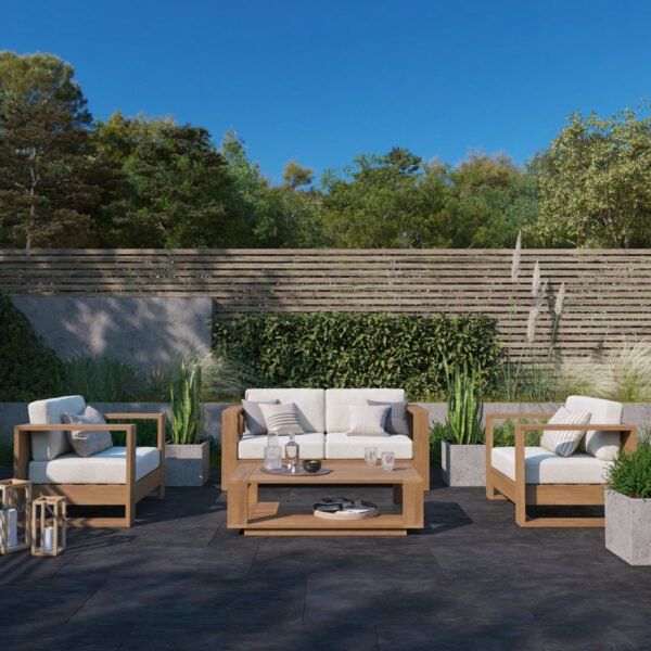 Outdoor Sofa Set - Simple - Image 2