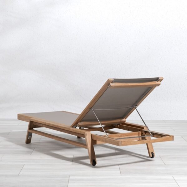 Teak + Sling Lounger - Amalfi - Image 3