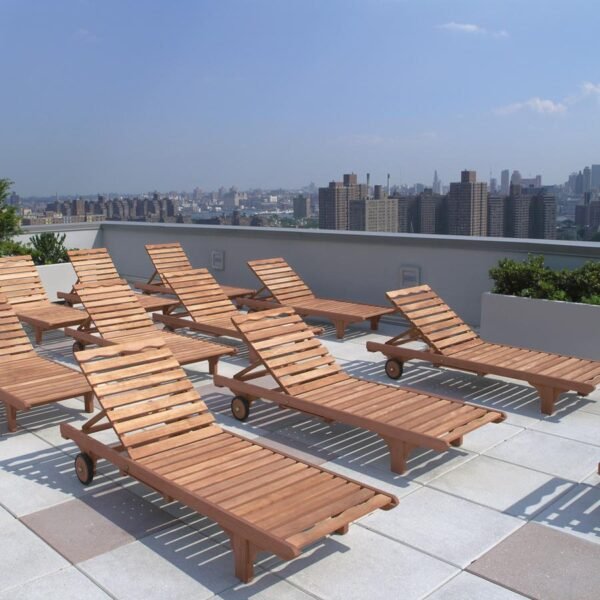 Teak Chaise - Moon - Image 5