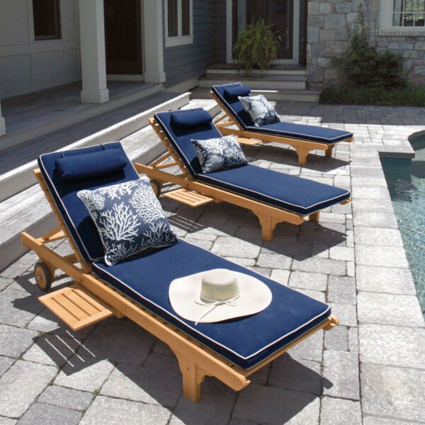 Teak Chaise - Moon - Image 7