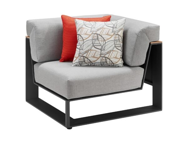 Outdoor Corner Sofa Set - Taupe - Image 5