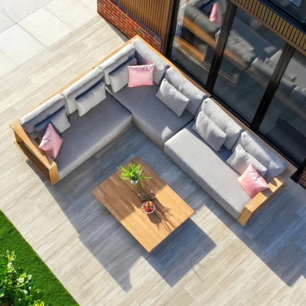 Outdoor Corner Sofa Set - Larutan - Image 3