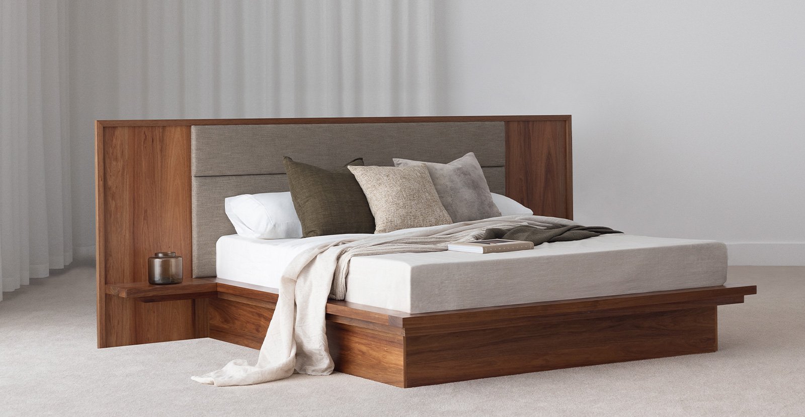 full size fabric bed frame​