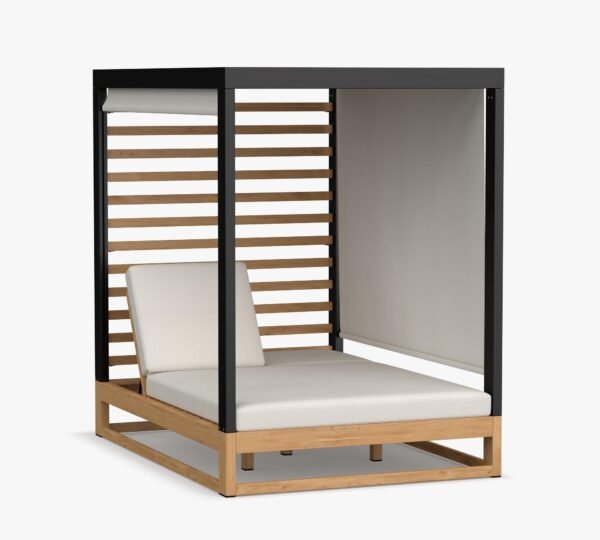 Teak Outdoor Daybed with Canopy - Modren - Image 4