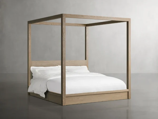 solid wood bed frame​
