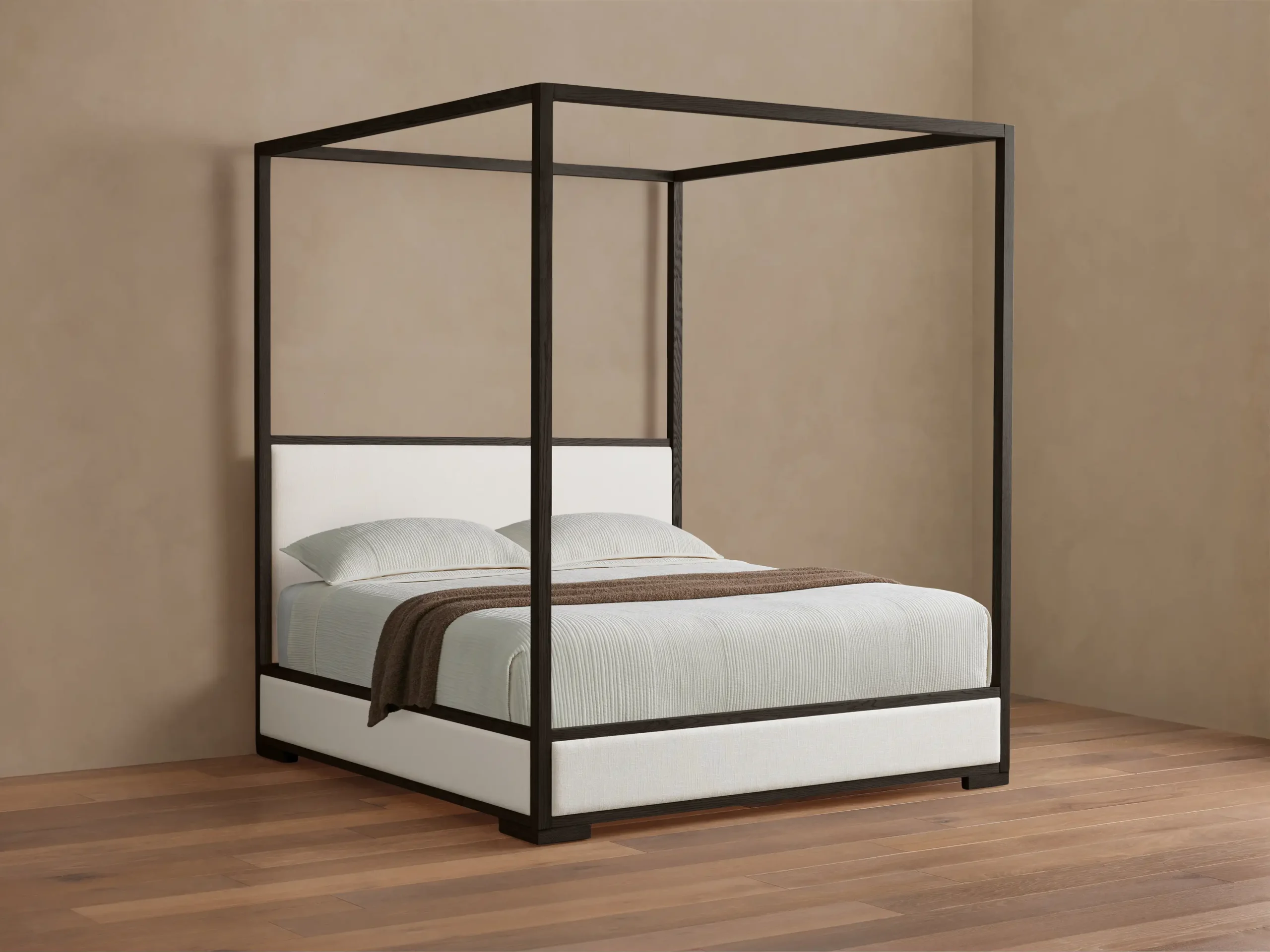 wooden bed frame