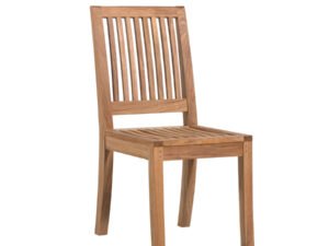 Axton Teak Stacking Side Chair – Solid Wood Outdoor Dining Chair | Indonesia Manufacturer